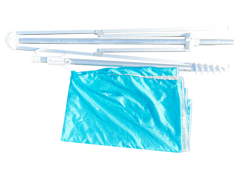 چتر ساحلی تزئینی 2.8*2.4 متری 2 آجدار