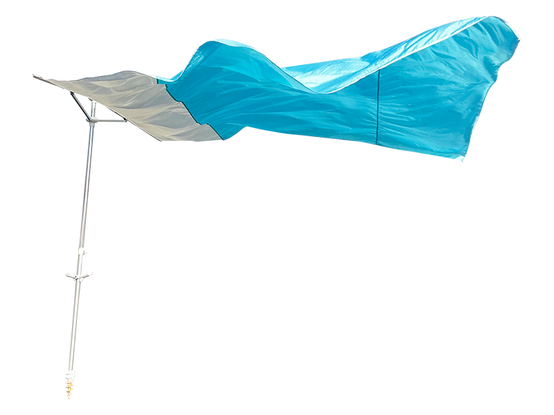 چتر ساحلی تزئینی 2.8*2.4 متری 2 آجدار